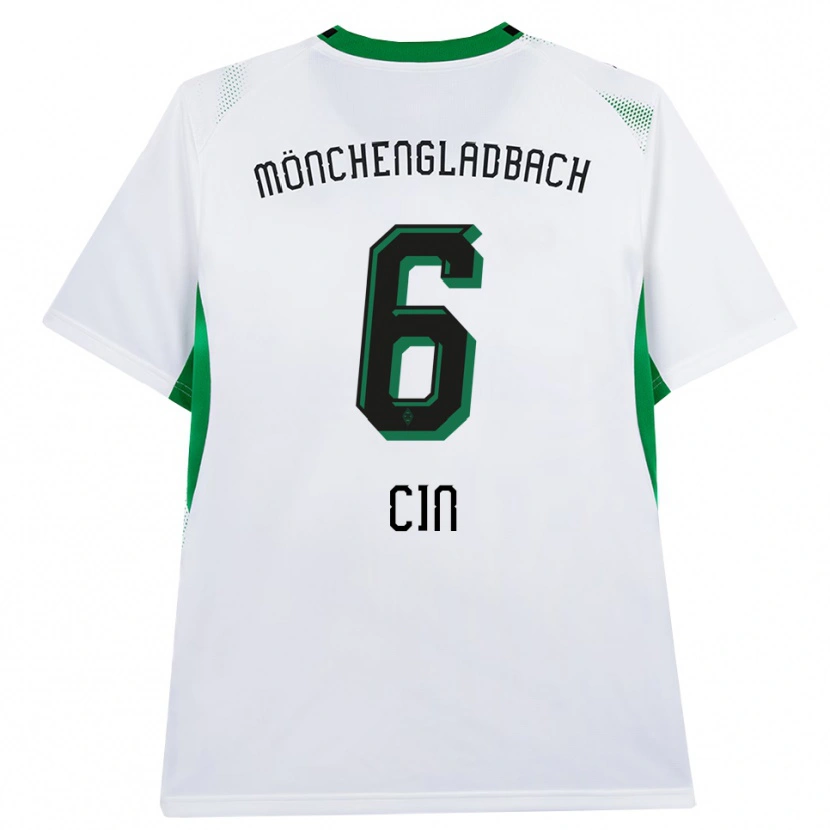 Danxen Donna Maglia Miray Cin #6 Bianco Nero Verde Kit Gara Home 2026/27 Maglietta