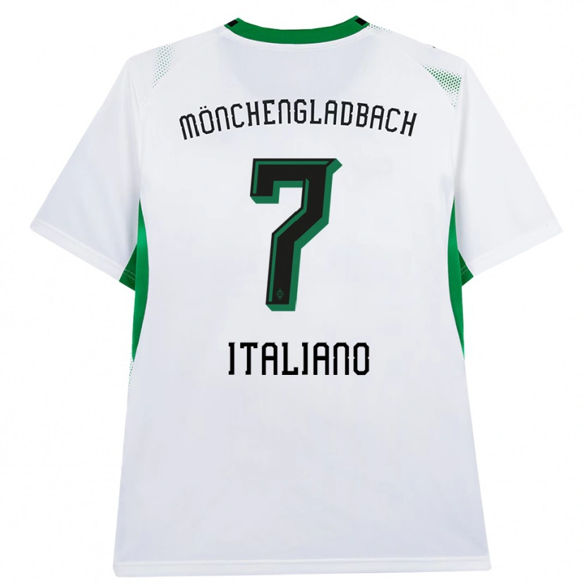 Danxen Donna Maglia Jacob Italiano #7 Bianco Nero Verde Kit Gara Home 2026/27 Maglietta
