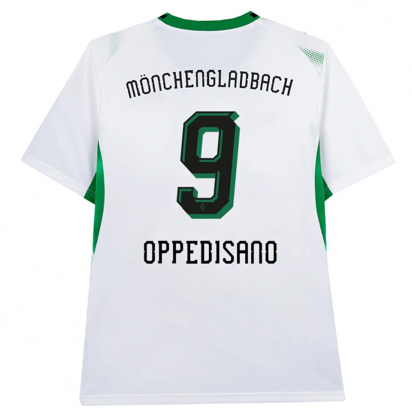 Danxen Donna Maglia Valentina Oppedisano #9 Bianco Nero Verde Kit Gara Home 2026/27 Maglietta