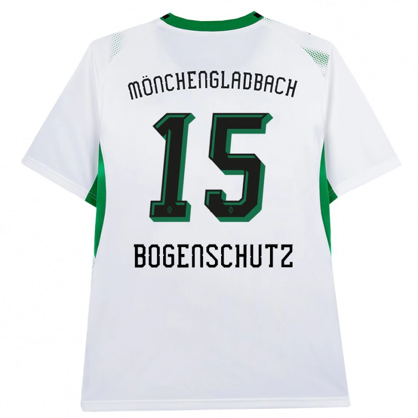 Danxen Donna Maglia Kerstin Bogenschutz #15 Bianco Nero Verde Kit Gara Home 2026/27 Maglietta