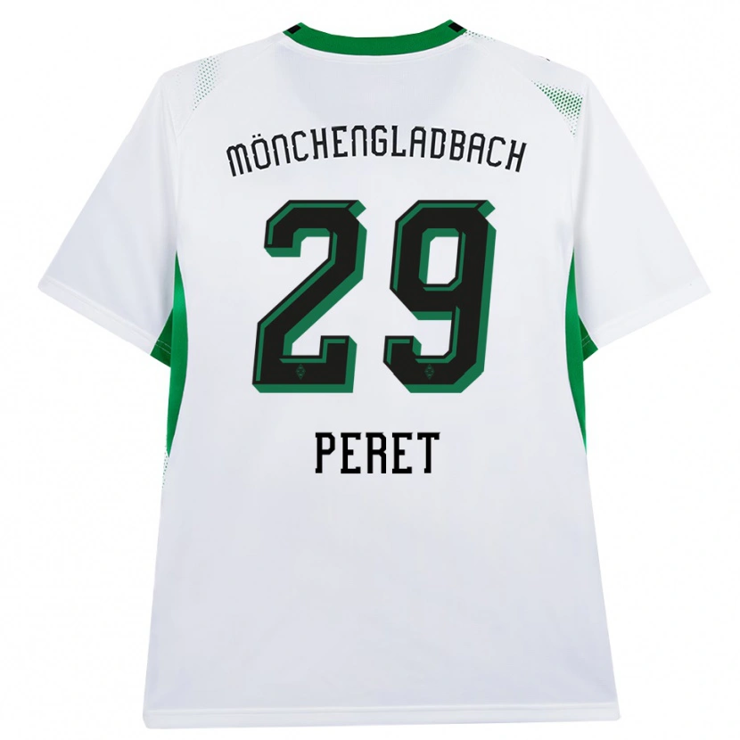 Danxen Donna Maglia Jakub Peret #29 Bianco Nero Verde Kit Gara Home 2026/27 Maglietta