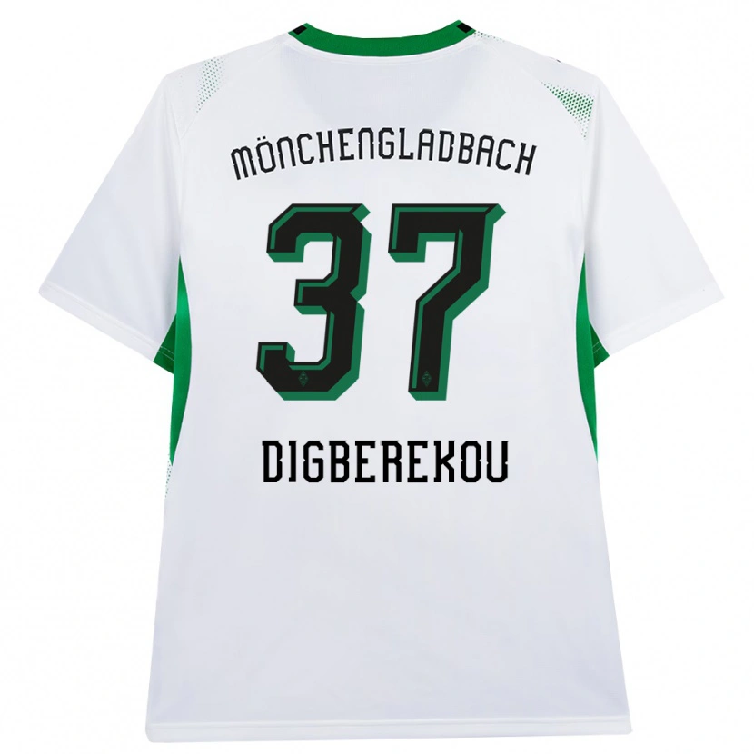 Danxen Donna Maglia Ibrahim Digberekou #37 Bianco Nero Verde Kit Gara Home 2026/27 Maglietta
