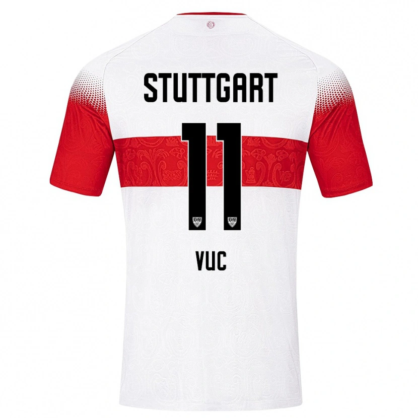Danxen Donna Maglia Patrick Vuc #11 Bianco Rosso Giallo Kit Gara Home 2026/27 Maglietta