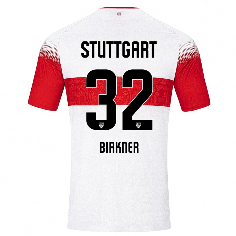 Danxen Donna Maglia Hanna Birkner #32 Bianco Rosso Giallo Kit Gara Home 2026/27 Maglietta