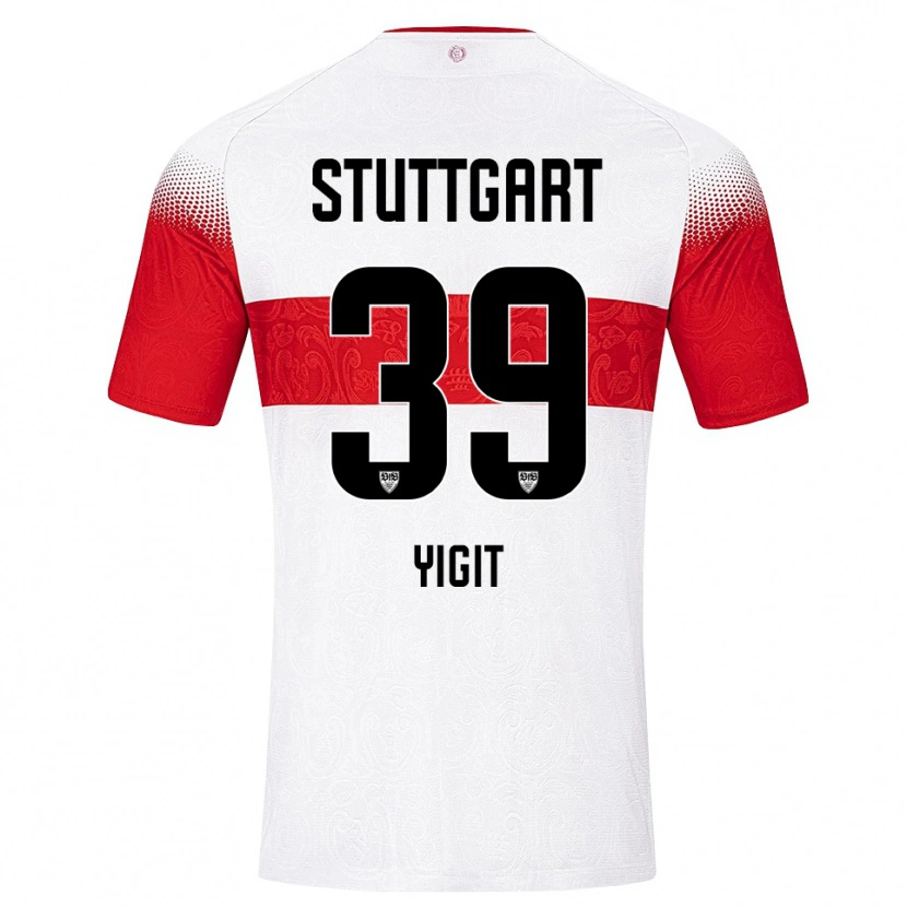 Danxen Donna Maglia Ertugrul Yigit #39 Bianco Rosso Giallo Kit Gara Home 2026/27 Maglietta