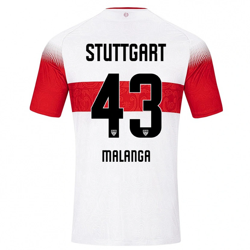 Danxen Donna Maglia Jarzinho Malanga #43 Bianco Rosso Giallo Kit Gara Home 2026/27 Maglietta