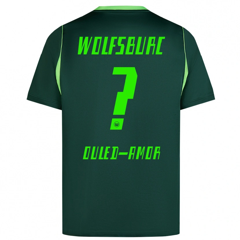 Danxen Donna Maglia Ghassan Ouled-Amor #0 Verde Scuro Bianco Kit Gara Home 2026/27 Maglietta