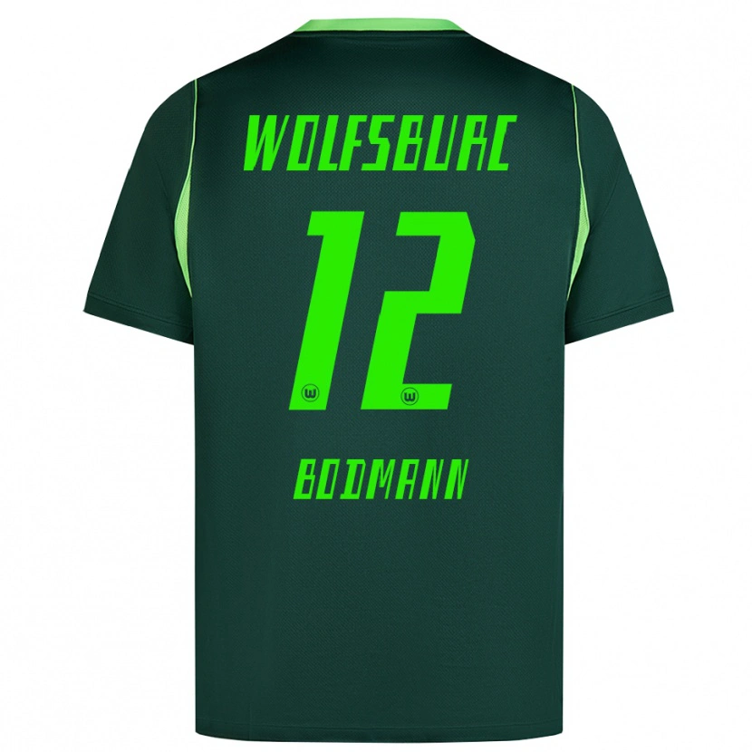 Danxen Donna Maglia Michel Bodmann #12 Verde Scuro Bianco Kit Gara Home 2026/27 Maglietta