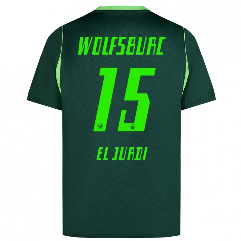 Danxen Donna Maglia Joud El Jurdi #15 Verde Scuro Bianco Kit Gara Home 2026/27 Maglietta