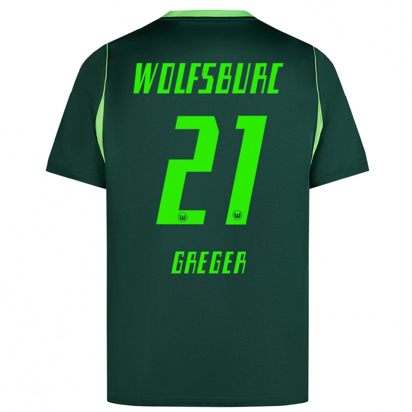 Danxen Donna Maglia Max Greger #21 Verde Scuro Bianco Kit Gara Home 2026/27 Maglietta