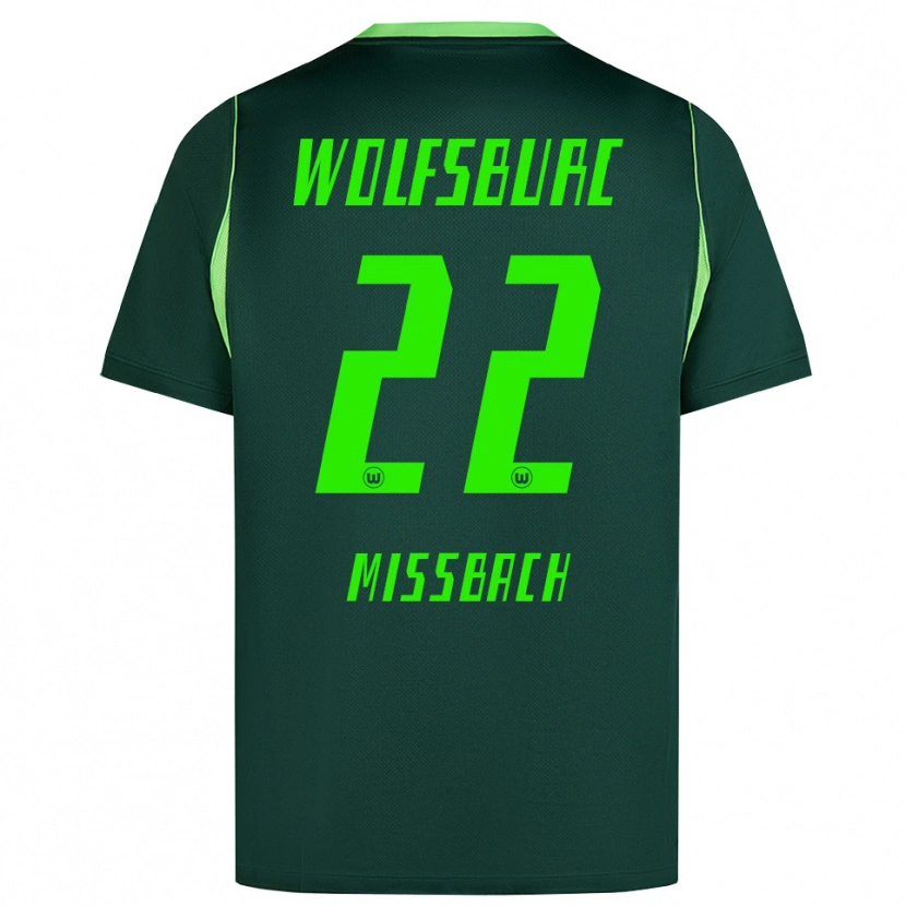 Danxen Donna Maglia Jupp Mißbach #22 Verde Scuro Bianco Kit Gara Home 2026/27 Maglietta