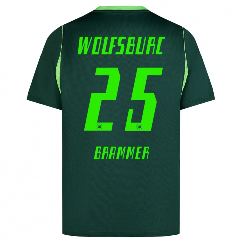 Danxen Donna Maglia Ole Brammer #25 Verde Scuro Bianco Kit Gara Home 2026/27 Maglietta