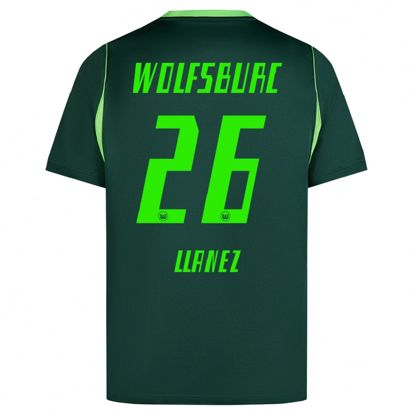 Danxen Donna Maglia Ulysses Llanez #26 Verde Scuro Bianco Kit Gara Home 2026/27 Maglietta