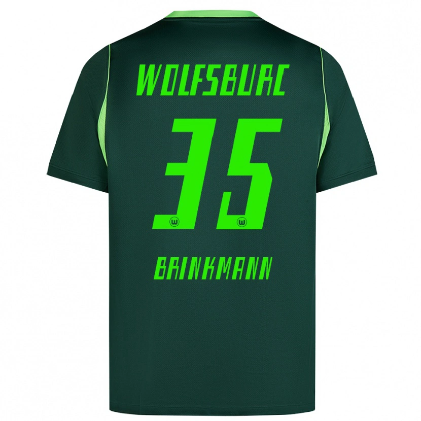 Danxen Donna Maglia Karla Brinkmann #35 Verde Scuro Bianco Kit Gara Home 2026/27 Maglietta