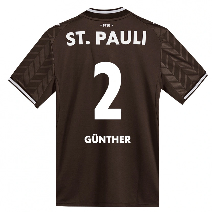 Danxen Donna Maglia Luca Günther #2 Caffè Bianco Kit Gara Home 2026/27 Maglietta