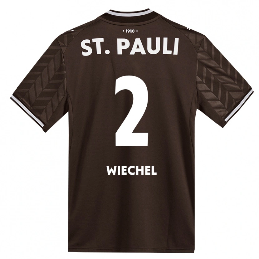 Danxen Donna Maglia Jan Wiechel #2 Caffè Bianco Kit Gara Home 2026/27 Maglietta