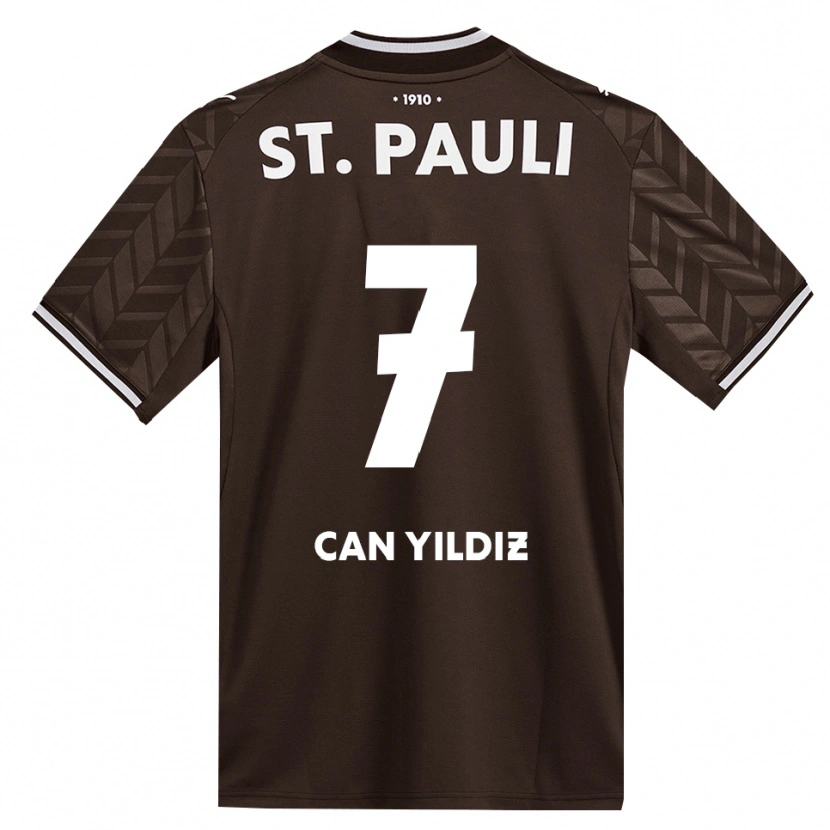 Danxen Donna Maglia Emre Can Yildiz #7 Caffè Bianco Kit Gara Home 2026/27 Maglietta