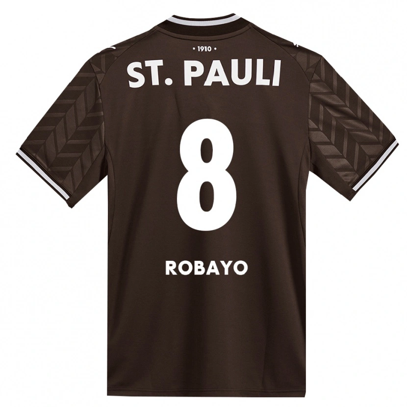 Danxen Donna Maglia Oscar Robayo #8 Caffè Bianco Kit Gara Home 2026/27 Maglietta