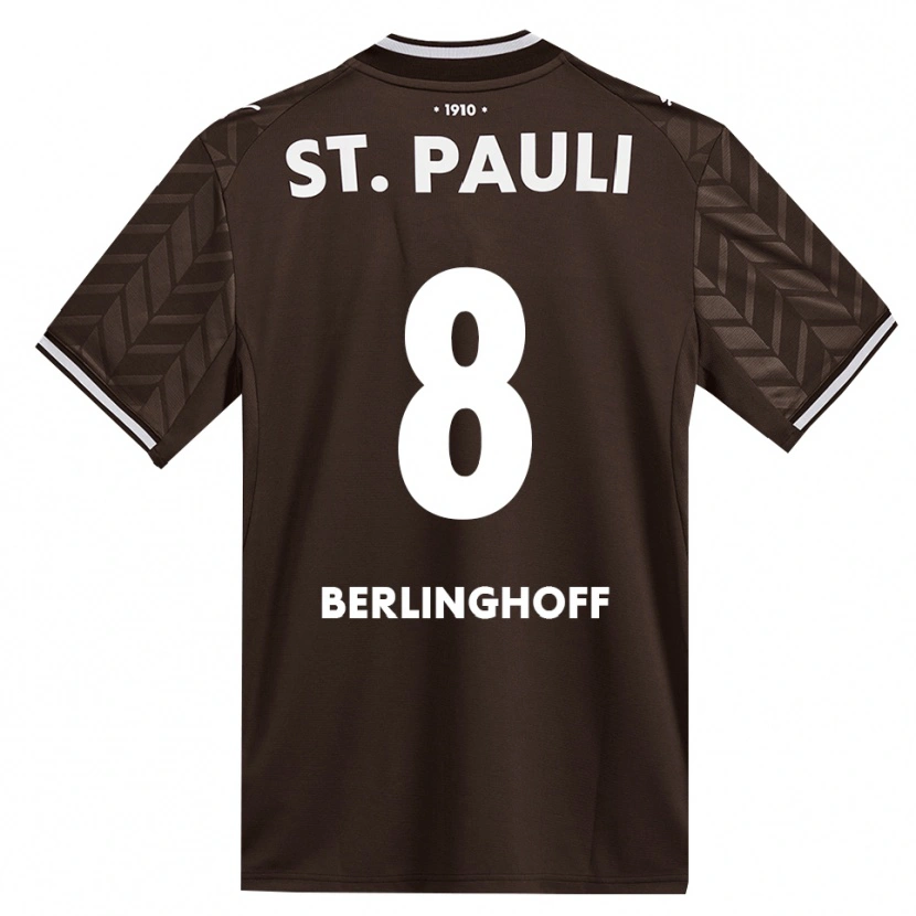 Danxen Donna Maglia Marlene Berlinghoff #8 Caffè Bianco Kit Gara Home 2026/27 Maglietta