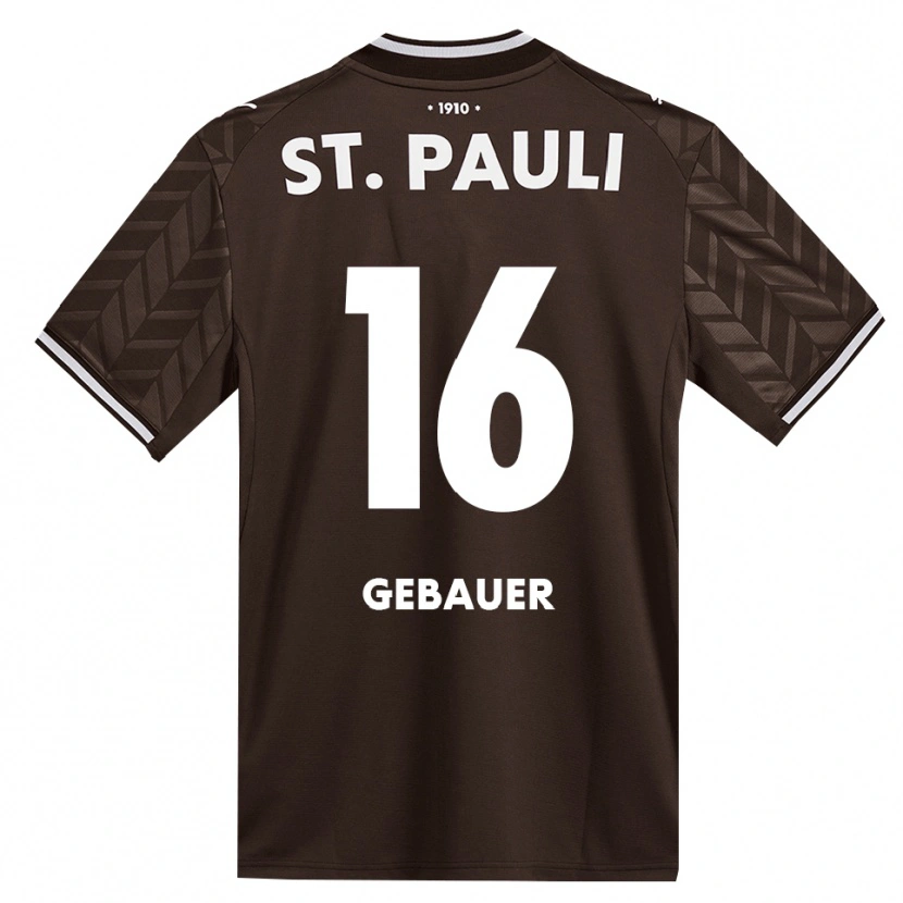 Danxen Donna Maglia Florian Gebauer #16 Caffè Bianco Kit Gara Home 2026/27 Maglietta