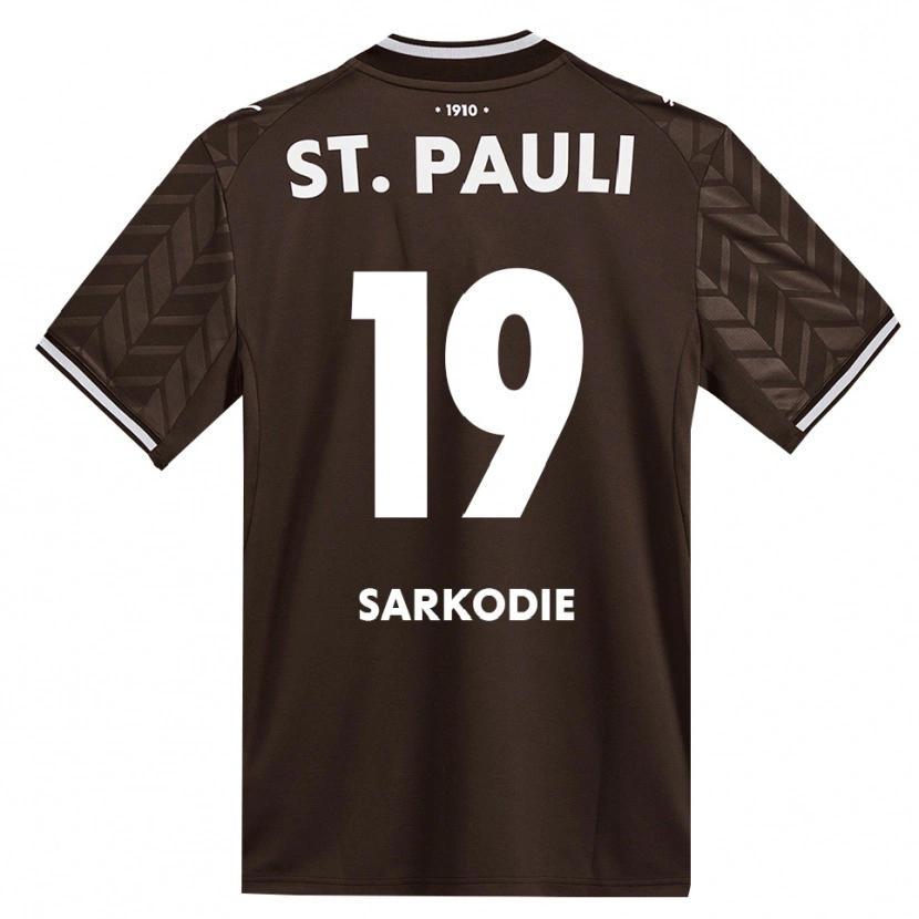 Danxen Donna Maglia Joel Sarkodie #19 Caffè Bianco Kit Gara Home 2026/27 Maglietta
