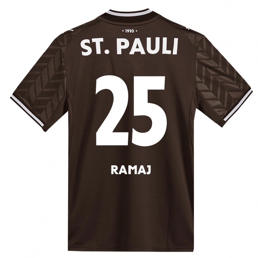 Danxen Donna Maglia Leotrim Ramaj #25 Caffè Bianco Kit Gara Home 2026/27 Maglietta