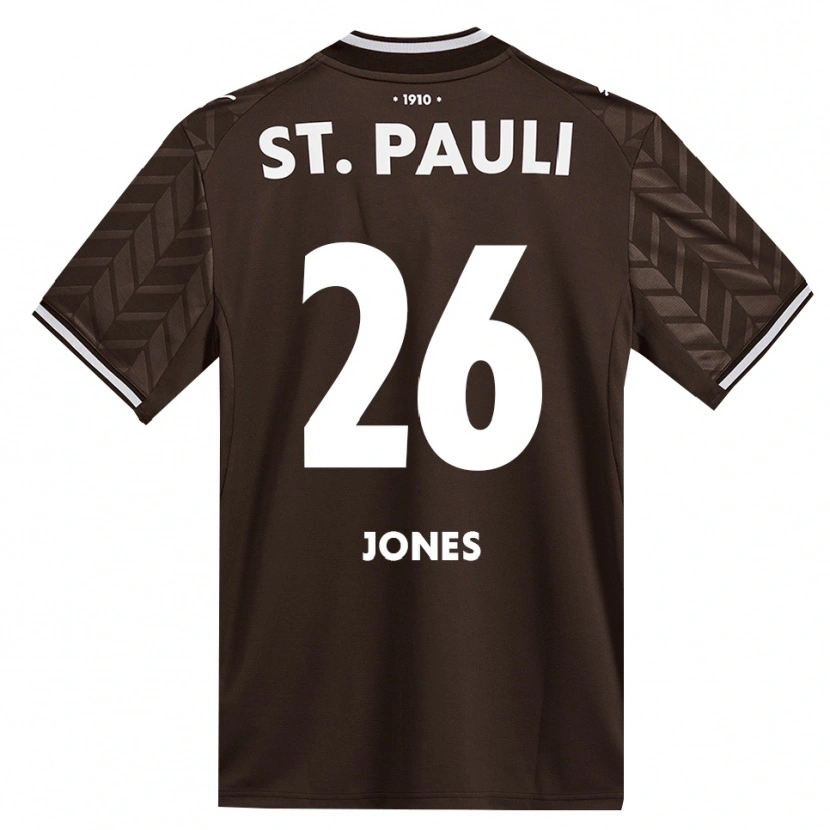 Danxen Donna Maglia Ricky-Jade Jones #26 Caffè Bianco Kit Gara Home 2026/27 Maglietta