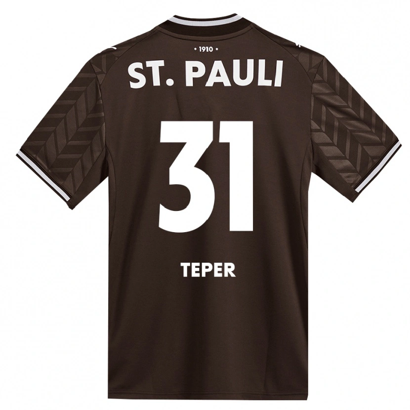 Danxen Donna Maglia M. Teper #31 Caffè Bianco Kit Gara Home 2026/27 Maglietta