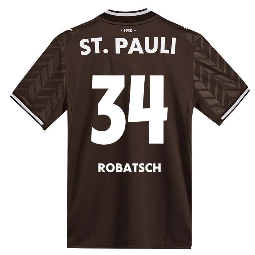 Danxen Donna Maglia Jannik Robatsch #34 Caffè Bianco Kit Gara Home 2026/27 Maglietta