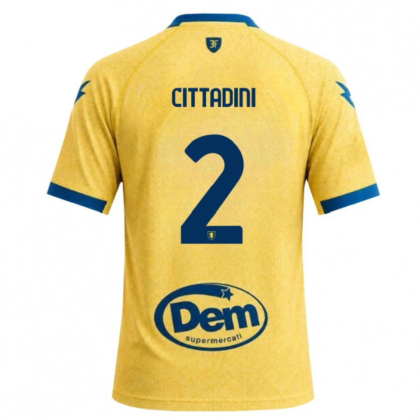Danxen Donna Maglia Giorgio Cittadini #2 Cachi Nero Blu Kit Gara Home 2026/27 Maglietta