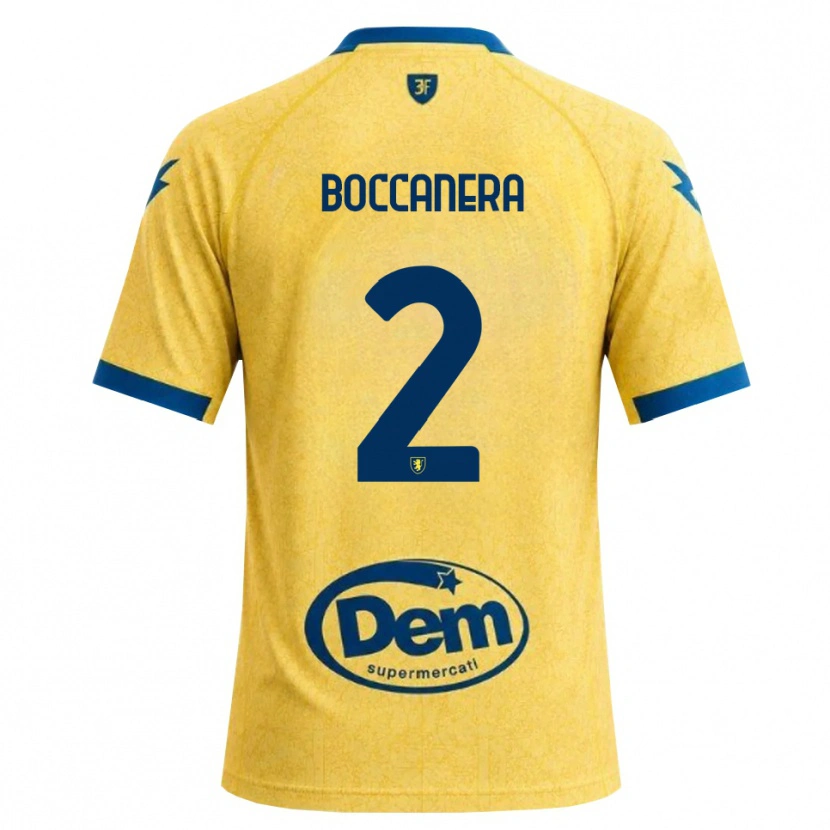 Danxen Donna Maglia Alessio Boccanera #2 Cachi Nero Blu Kit Gara Home 2026/27 Maglietta