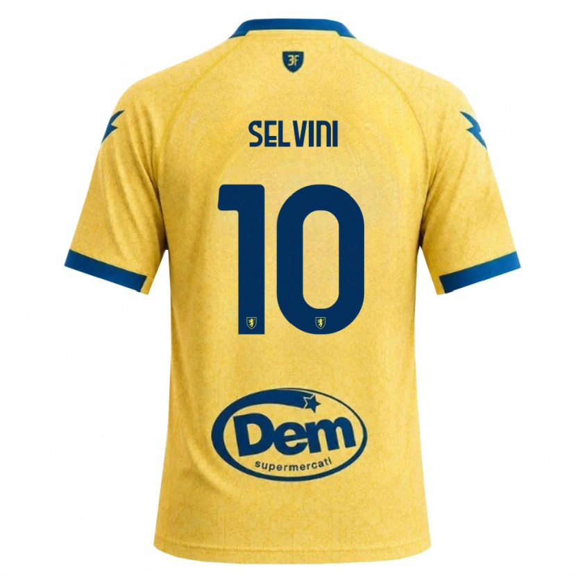 Danxen Donna Maglia Alessandro Selvini #10 Cachi Nero Blu Kit Gara Home 2026/27 Maglietta