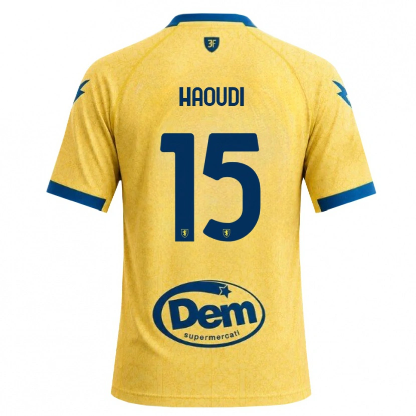 Danxen Donna Maglia Hamza Haoudi #15 Cachi Nero Blu Kit Gara Home 2026/27 Maglietta