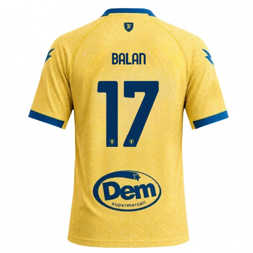 Danxen Donna Maglia Raul Balan #17 Cachi Nero Blu Kit Gara Home 2026/27 Maglietta