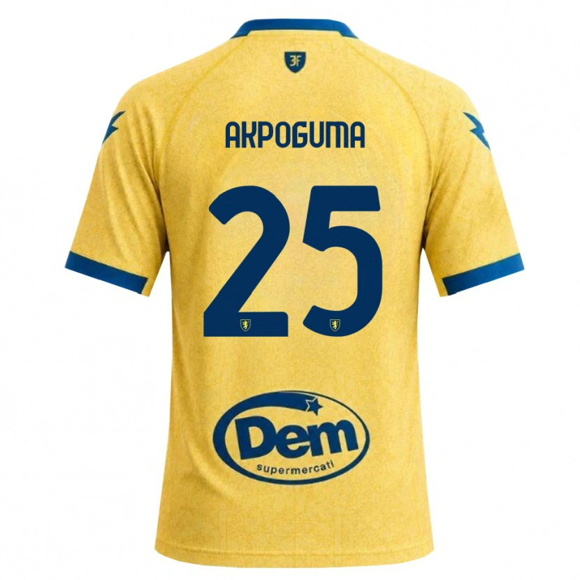 Danxen Donna Maglia Kevin Akpoguma #25 Cachi Nero Blu Kit Gara Home 2026/27 Maglietta