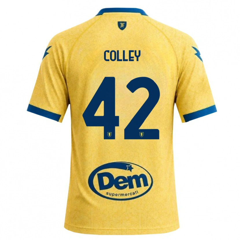 Danxen Donna Maglia Muhammed Colley #42 Cachi Nero Blu Kit Gara Home 2026/27 Maglietta