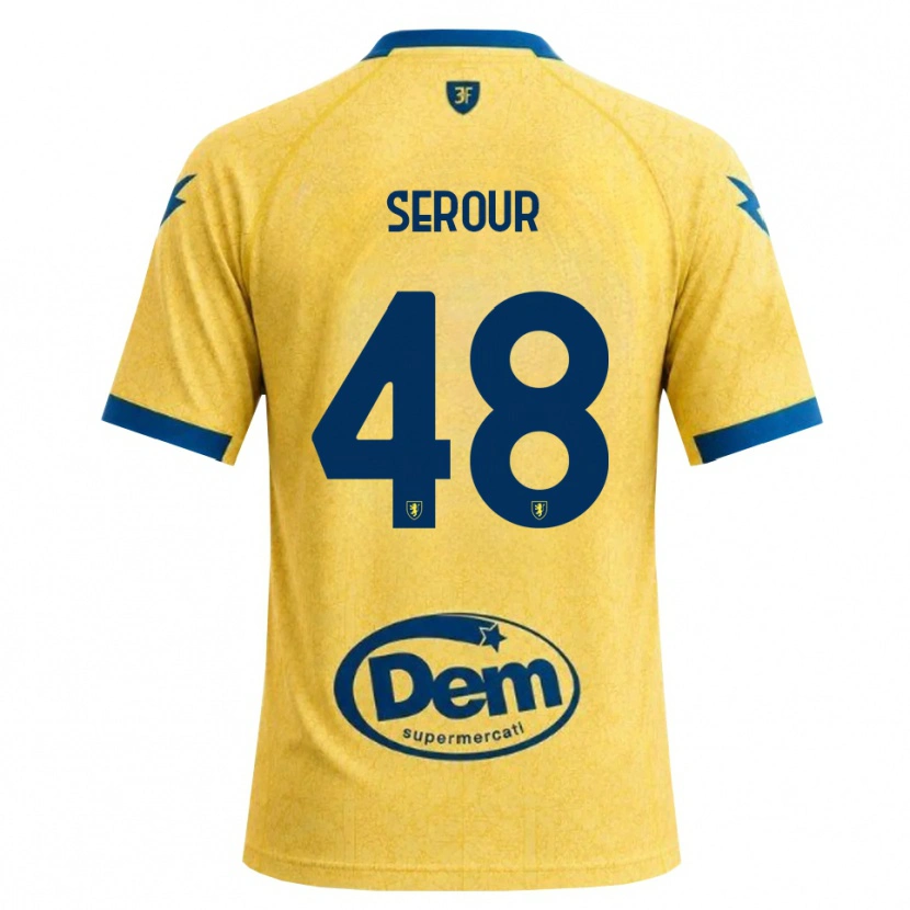 Danxen Donna Maglia Mohamed Serour #48 Cachi Nero Blu Kit Gara Home 2026/27 Maglietta