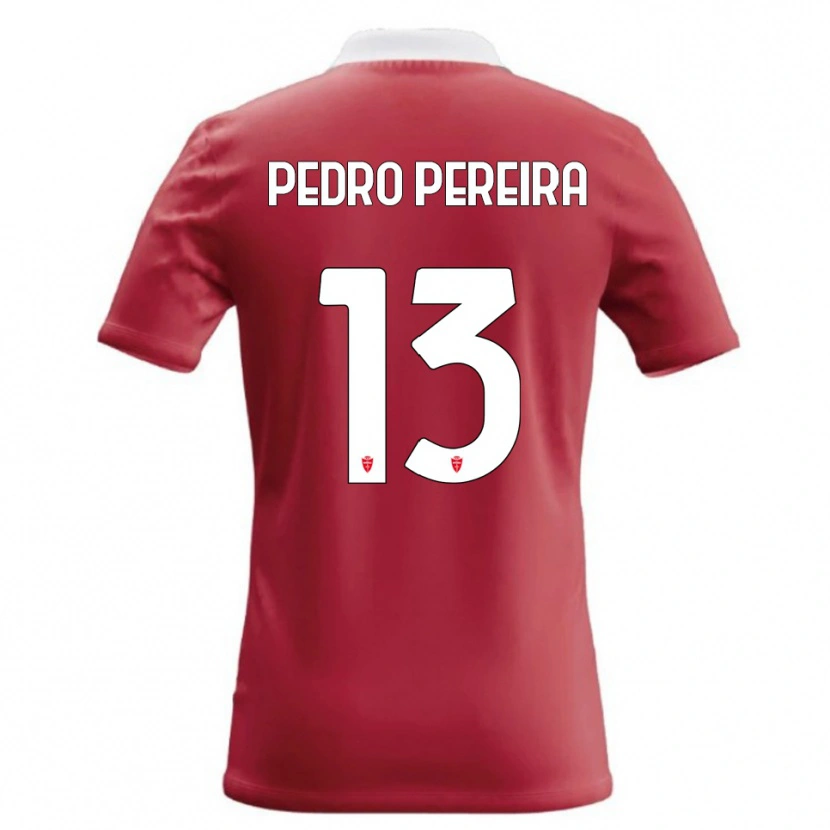 Danxen Donna Maglia Pedro Pereira #13 Rosso Bianco Kit Gara Home 2026/27 Maglietta