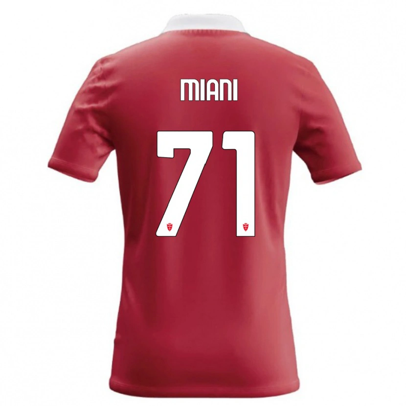 Danxen Donna Maglia Arthur Miani #71 Rosso Bianco Kit Gara Home 2026/27 Maglietta
