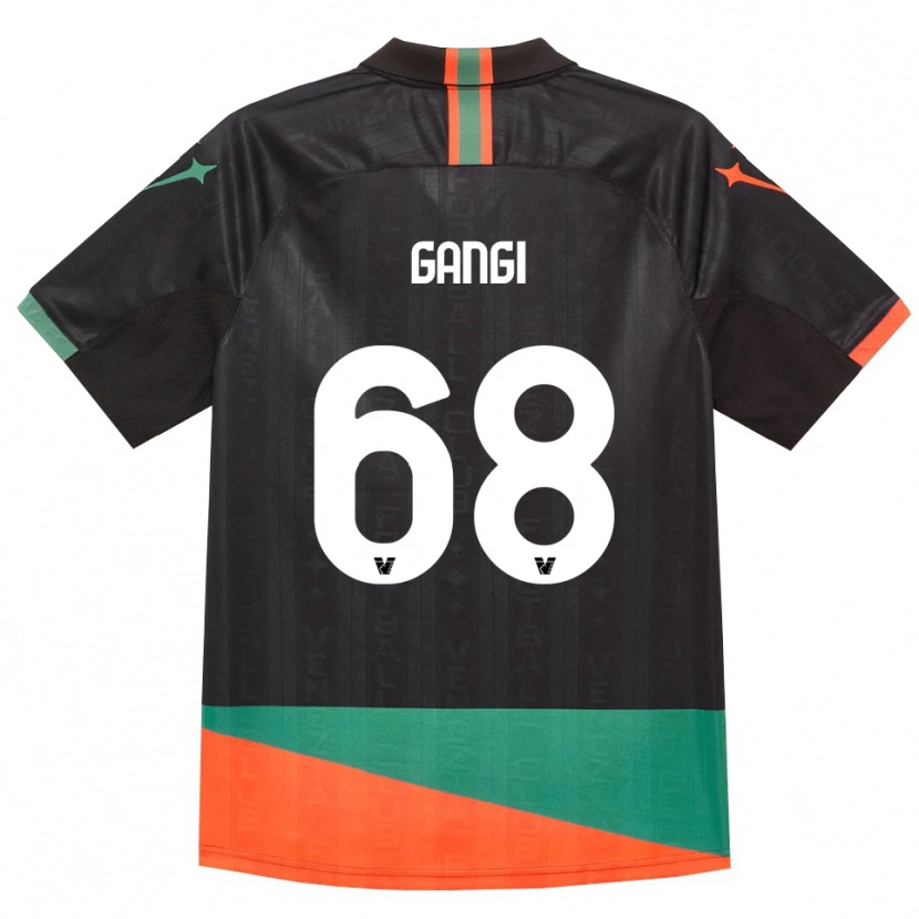 Danxen Donna Maglia Chiara Gangi #68 Nero Arancio Verde Kit Gara Home 2026/27 Maglietta