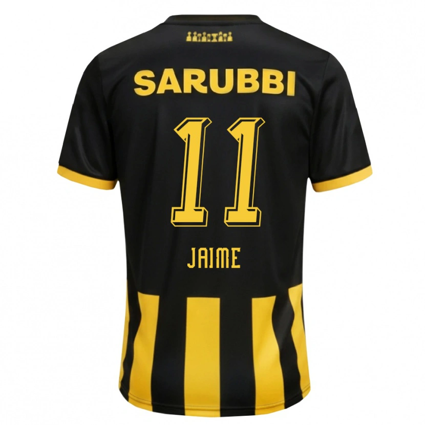 Danxen Donna Maglia Leonel Jaime #11 Nero Giallo Kit Gara Home 2026/27 Maglietta