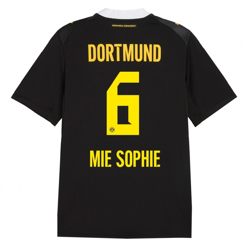 Danxen Donna Maglia Sando Mie Sophie #6 Rosso Giallo Nero Kit Gara Away 2026/27 Maglietta