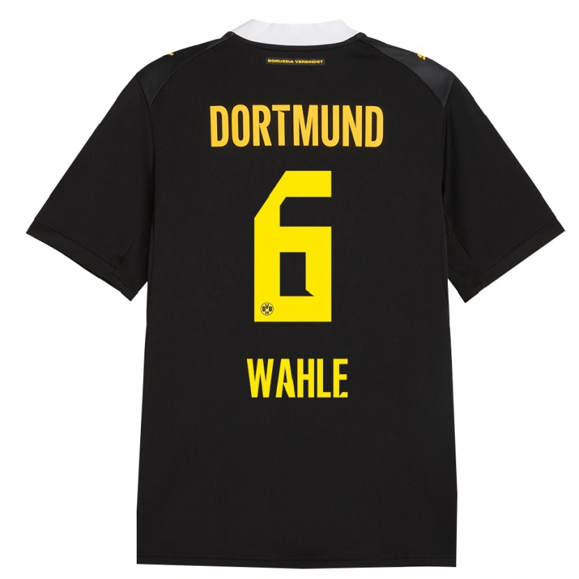 Danxen Donna Maglia Hedda Wahle #6 Rosso Giallo Nero Kit Gara Away 2026/27 Maglietta