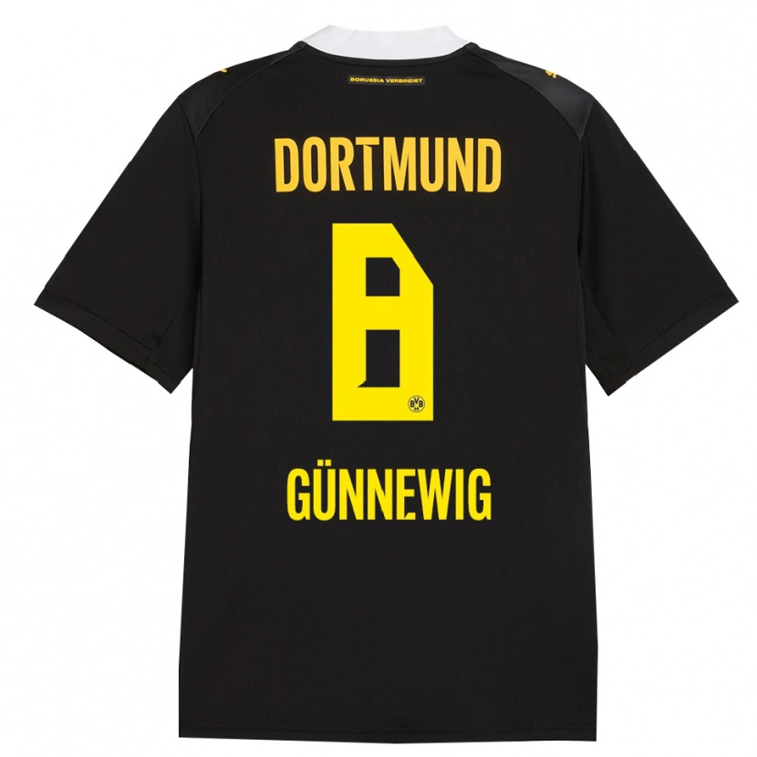 Danxen Donna Maglia Noreen Günnewig #8 Rosso Giallo Nero Kit Gara Away 2026/27 Maglietta