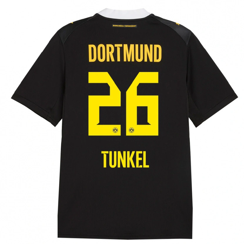 Danxen Donna Maglia Janis Tunkel #26 Rosso Giallo Nero Kit Gara Away 2026/27 Maglietta