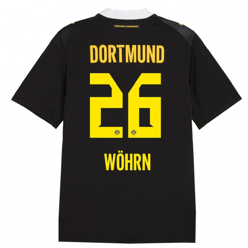 Danxen Donna Maglia Yasu Wöhrn #26 Rosso Giallo Nero Kit Gara Away 2026/27 Maglietta