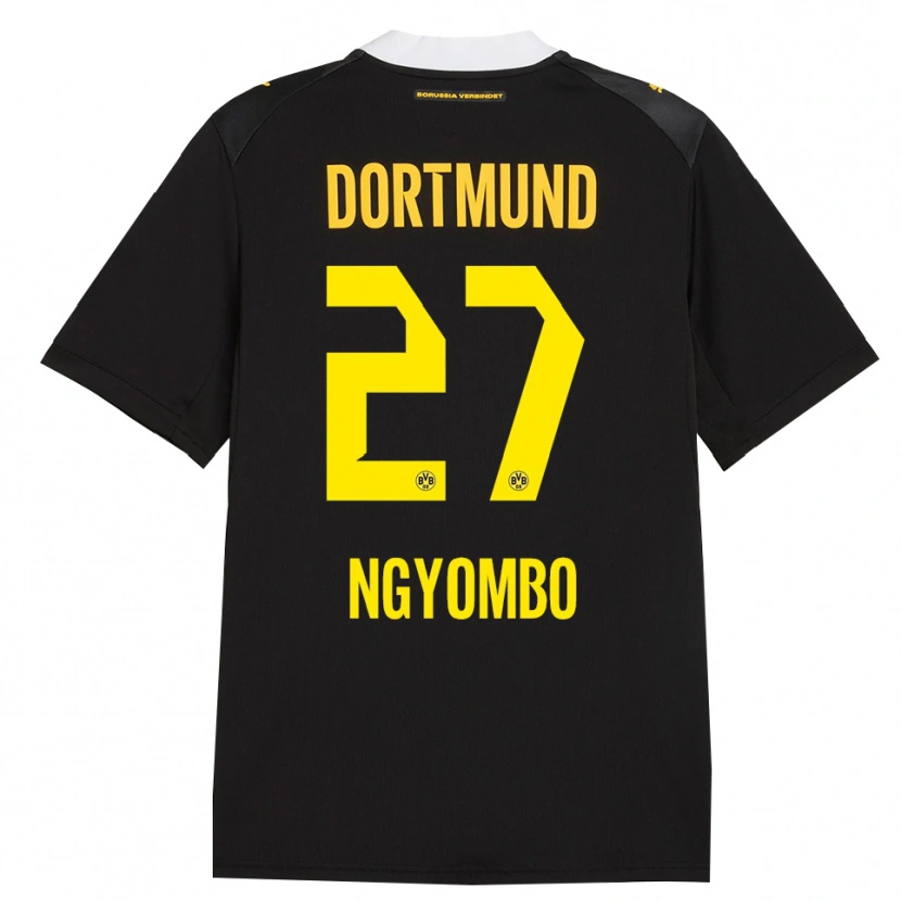 Danxen Donna Maglia Beni Ngyombo #27 Rosso Giallo Nero Kit Gara Away 2026/27 Maglietta