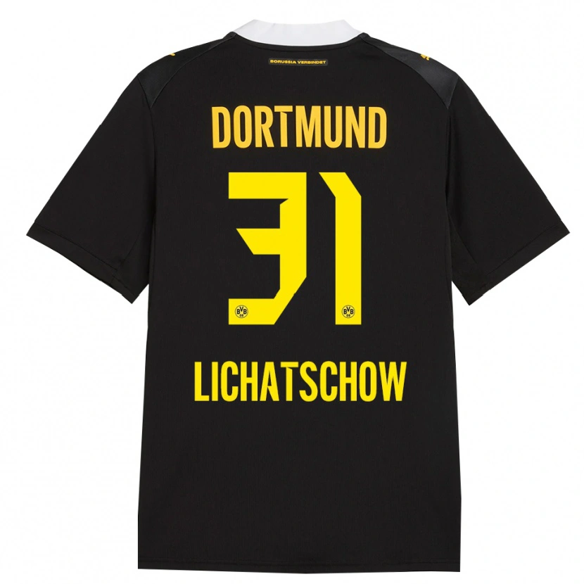 Danxen Donna Maglia Deniese Lichatschow #31 Rosso Giallo Nero Kit Gara Away 2026/27 Maglietta