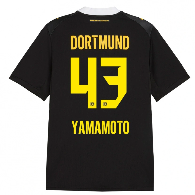 Danxen Donna Maglia Takato Yamamoto #43 Rosso Giallo Nero Kit Gara Away 2026/27 Maglietta