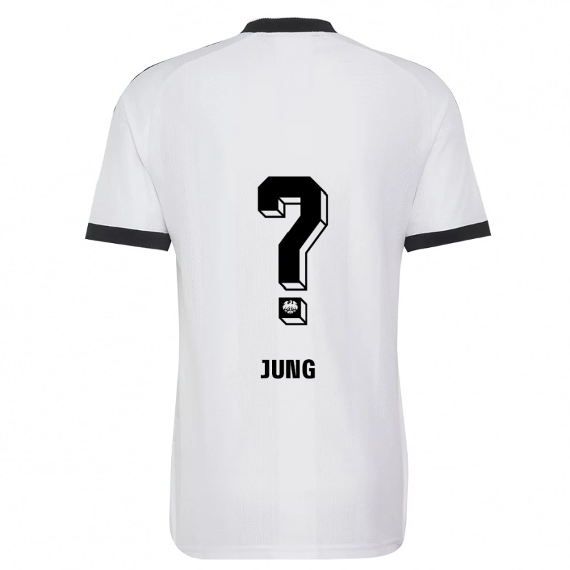 Danxen Donna Maglia Louis Jung #0 Bianco Nero Kit Gara Away 2026/27 Maglietta